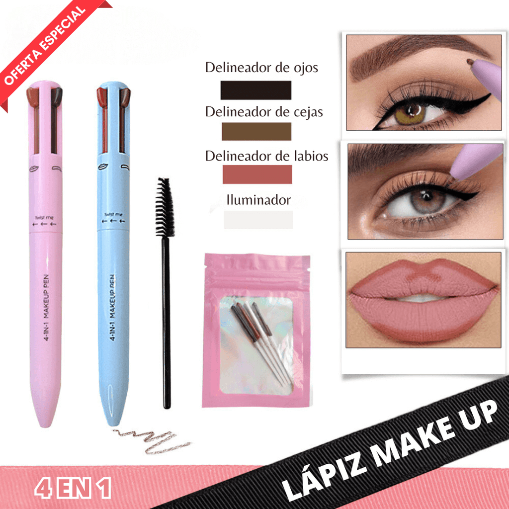 Maquillaje 4 en 1: Ahorra espacio, tiempo y luce espectacular!!