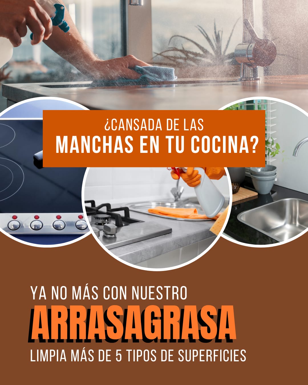 ¡Di adiós a la grasa pegada en tu cocina! ✨