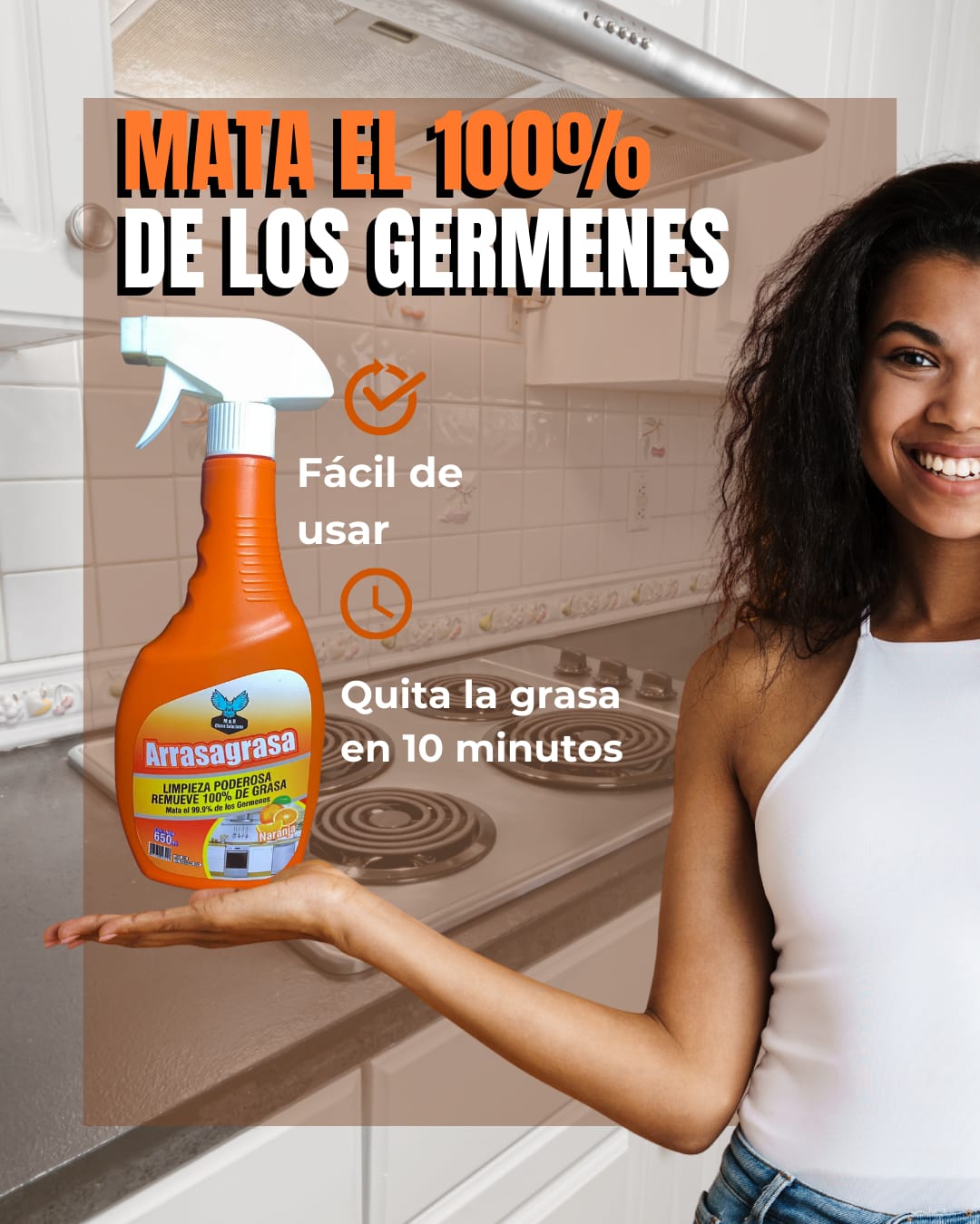 ¡Di adiós a la grasa pegada en tu cocina! ✨