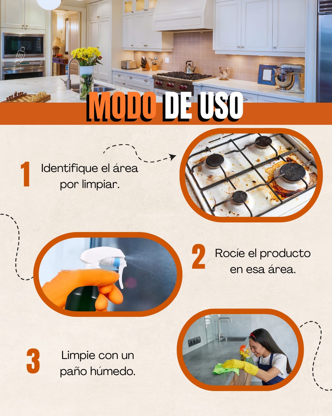 ¡Di adiós a la grasa pegada en tu cocina! ✨