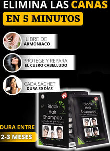Oculta tus canas y dale más brillo a tu cabello negro!
