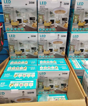 ¡Ilumina y Refresca Tu Hogar con el Increíble Foco Ventilador! 🌟❄️ Ahorra Energía y Vive Mejor Ahora
